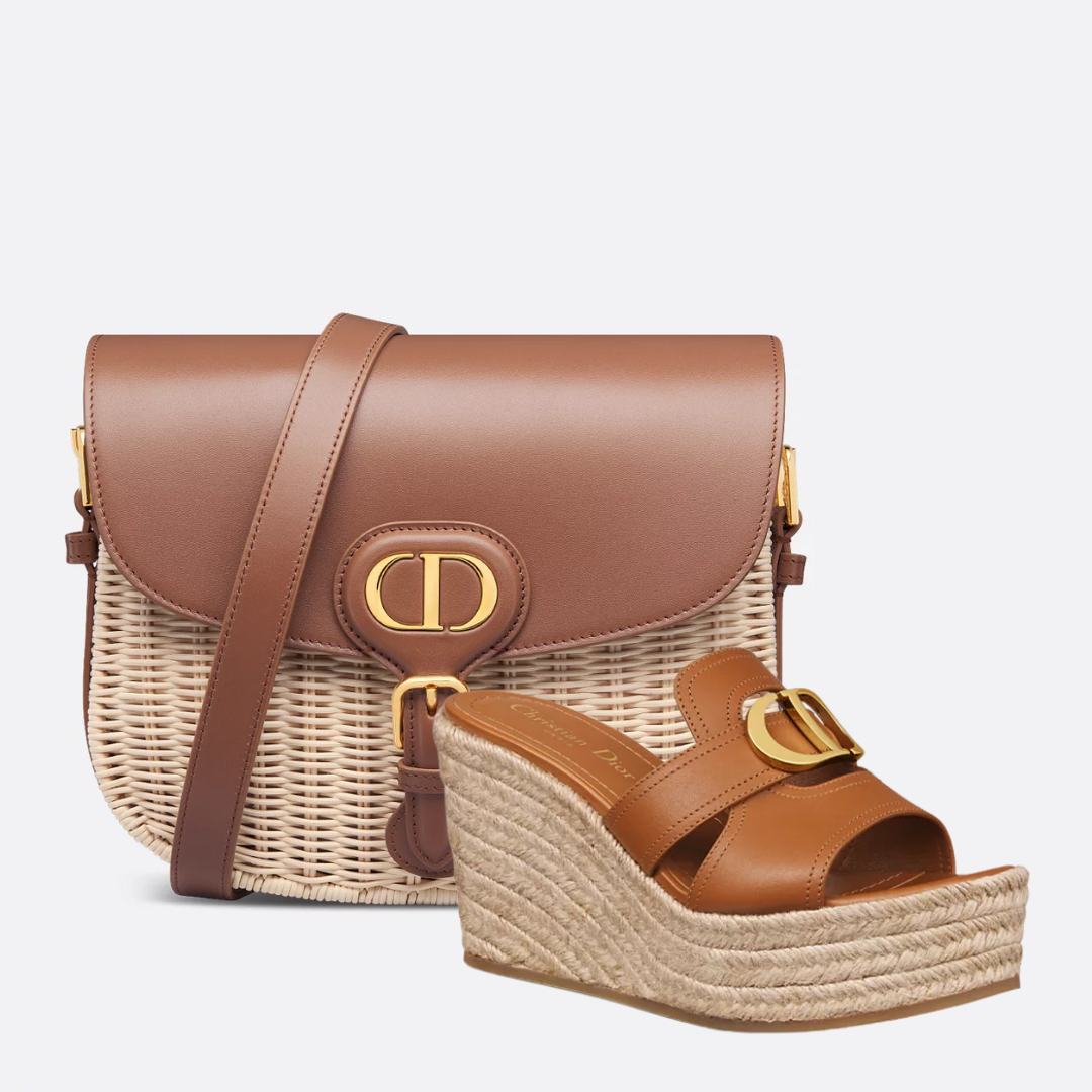 DIOR BOBBY MITTELGROßE TASCHE UND 30 MONTAIGNE KEILABSATZ-SLIDE KIT