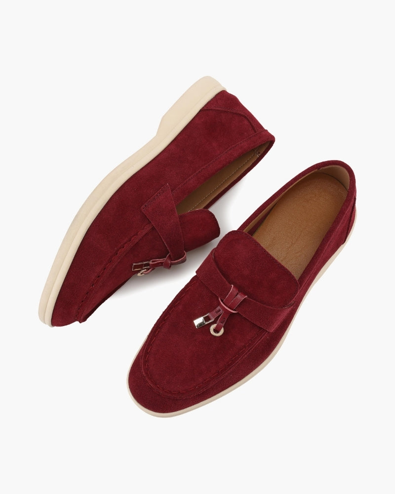 Old Money Wildleder-Loafer für Damen