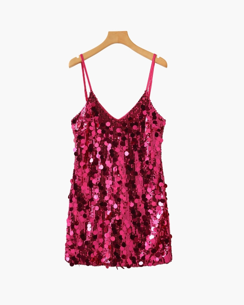Pailletten-Party-Minikleid