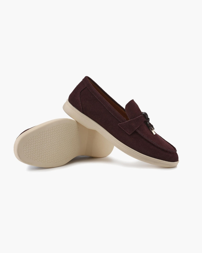 Old Money Wildleder-Loafer für Damen