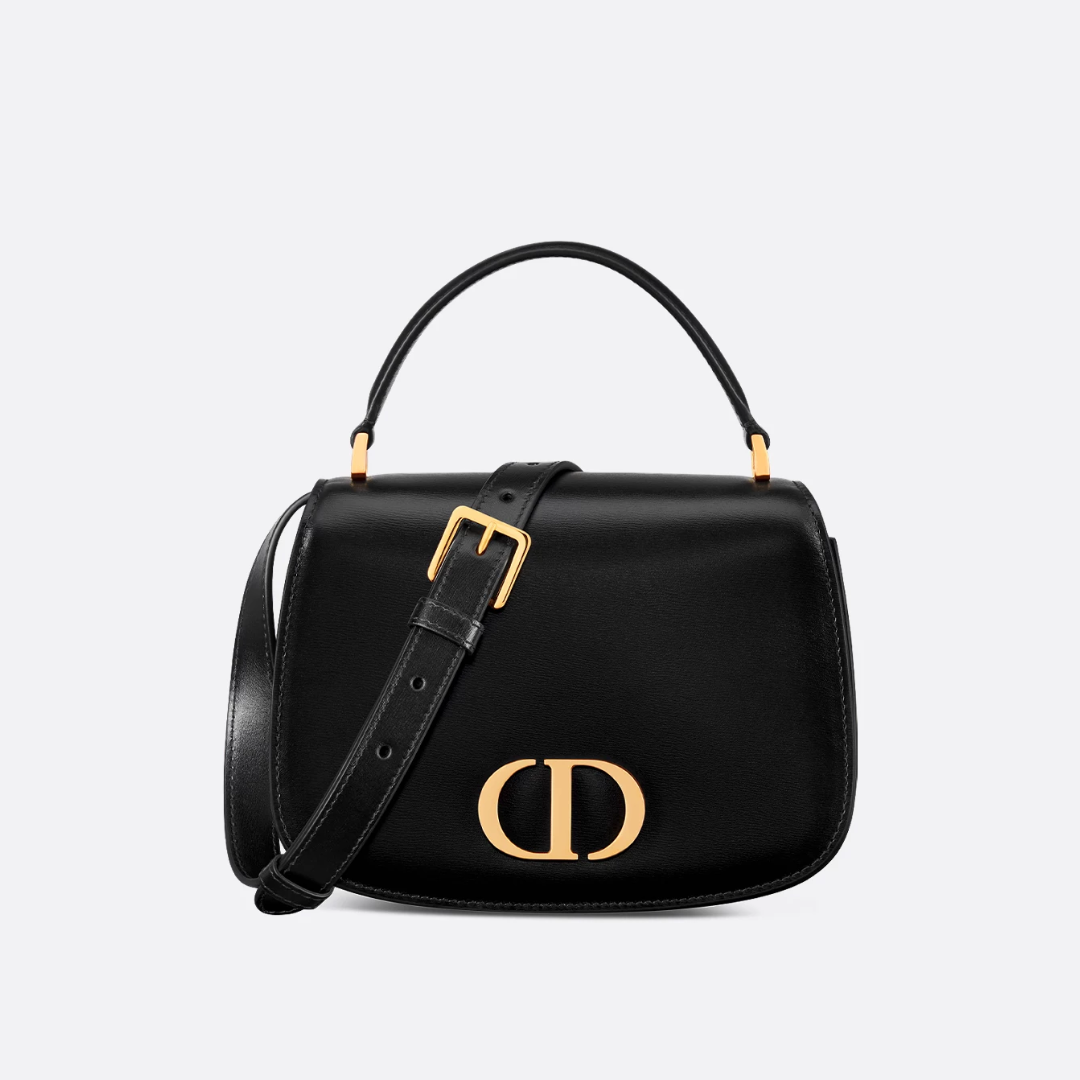 DIOR 30 MONTAIGNE AVENUE MITTELGROßE TASCHE MIT OBEREN GRIFF