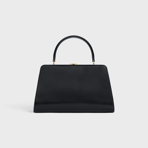 CELINE ANTOINETTE MITTELGROßE TASCHE AUS SATINIERTEM KALBSLEDER – NATURFARBEN