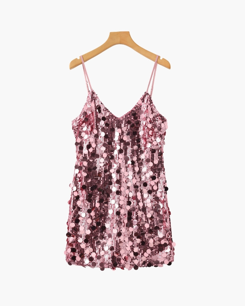 Pailletten-Party-Minikleid