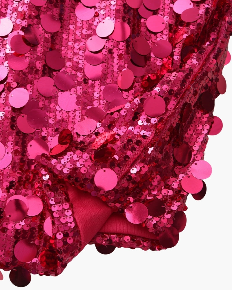 Pailletten-Party-Minikleid