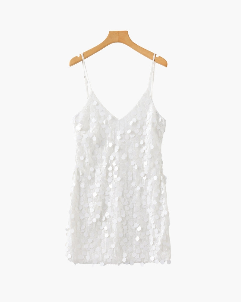 Pailletten-Party-Minikleid