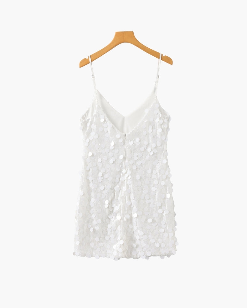 Pailletten-Party-Minikleid