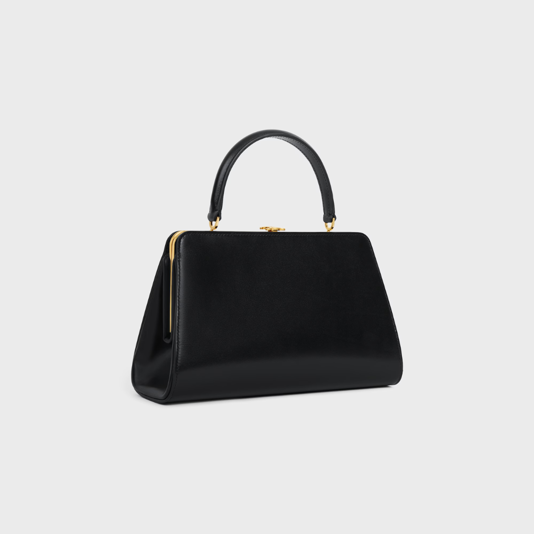 CELINE ANTOINETTE MITTELGROßE TASCHE AUS SATINIERTEM KALBSLEDER – NATURFARBEN