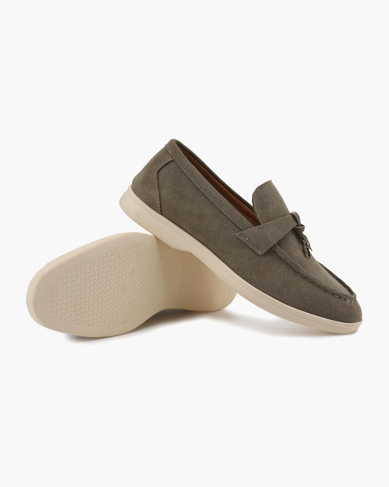 Old Money Wildleder-Loafer für Damen