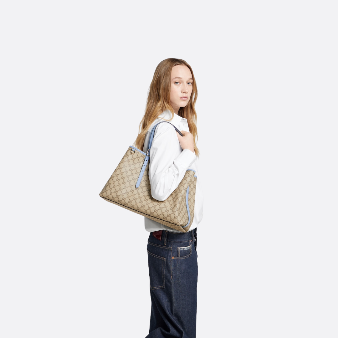 GROSSER SHOPPER MIT GG-EMBLEM GUCCI