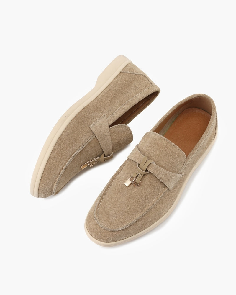Old Money Wildleder-Loafer für Damen