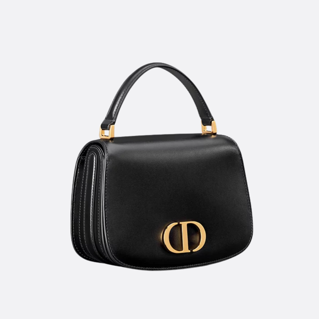 DIOR 30 MONTAIGNE AVENUE MITTELGROßE TASCHE MIT OBEREN GRIFF