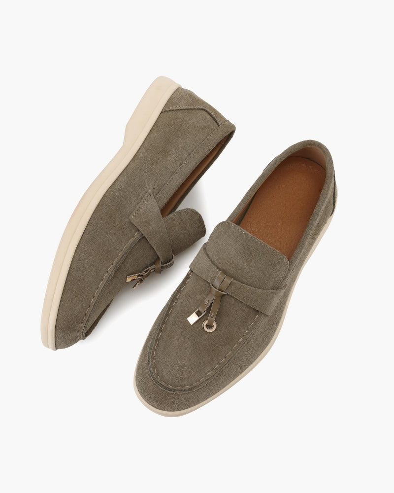 Old Money Wildleder-Loafer für Damen