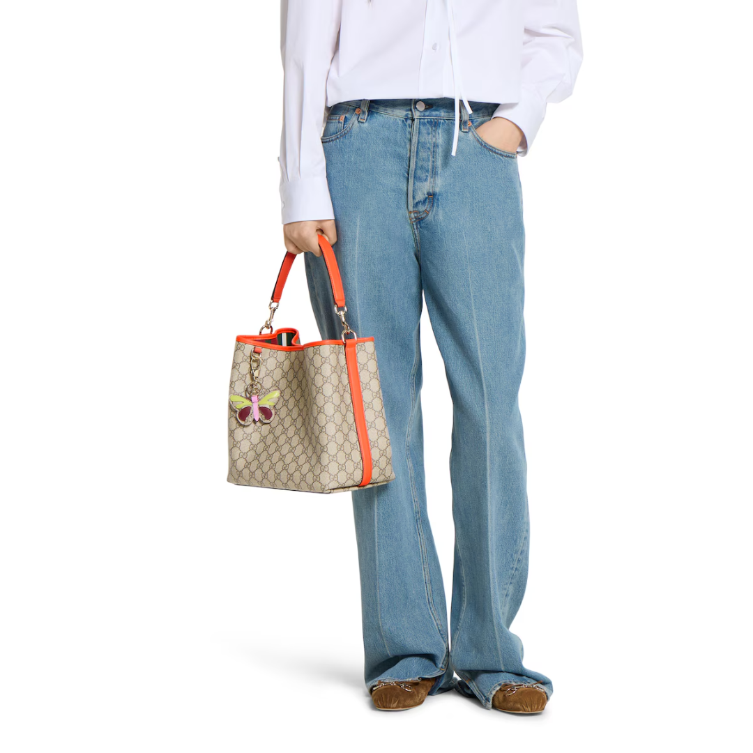 MITTELGROßE GG-EMBLEM-BEUTELTASCHE GUCCI