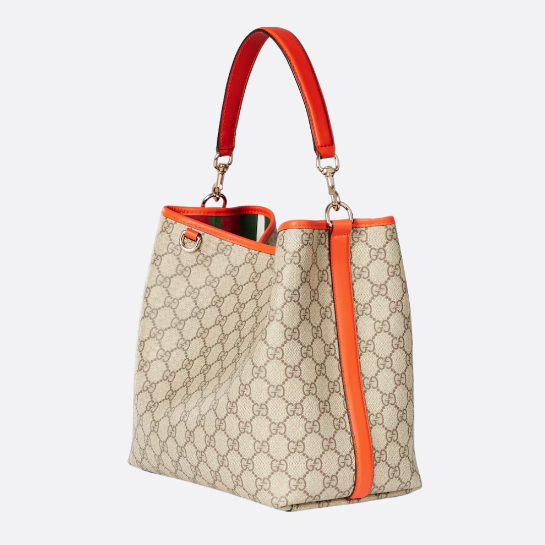 MITTELGROßE GG-EMBLEM-BEUTELTASCHE GUCCI