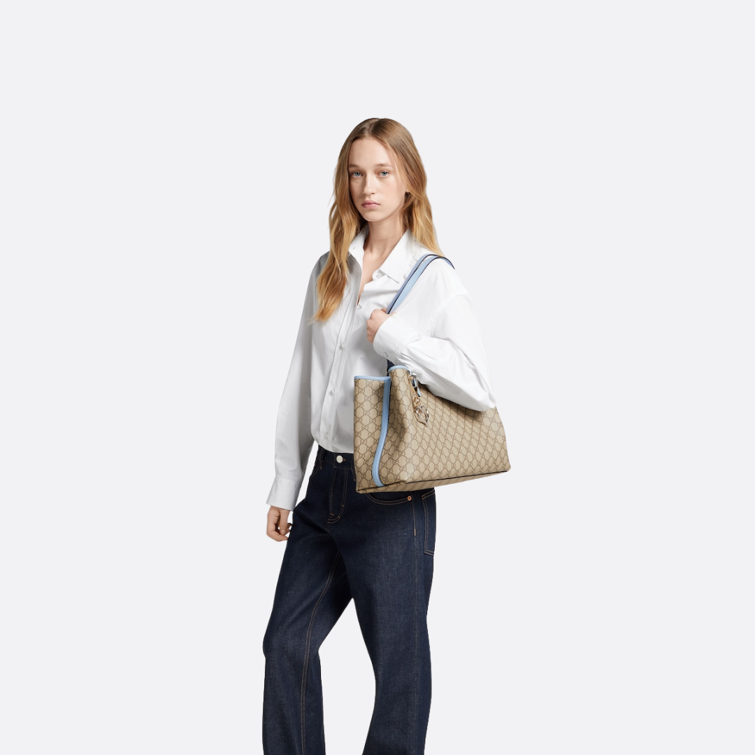 GROSSER SHOPPER MIT GG-EMBLEM GUCCI