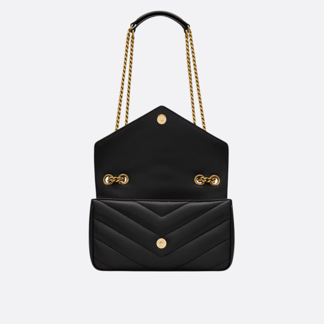 SAINT LAURENT LOULOU KLEINE MATELASSÉ-TASCHE