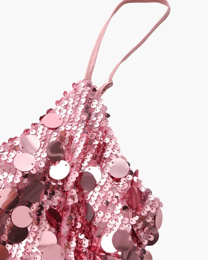 Pailletten-Party-Minikleid