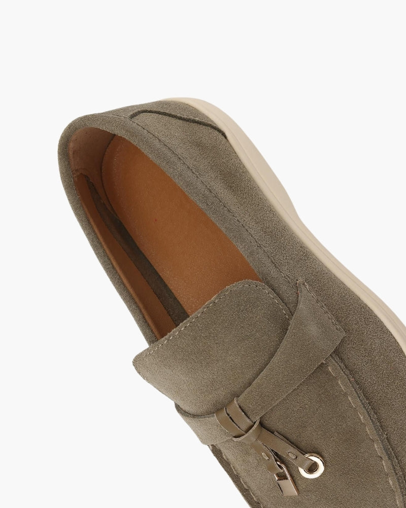 Old Money Wildleder-Loafer für Damen