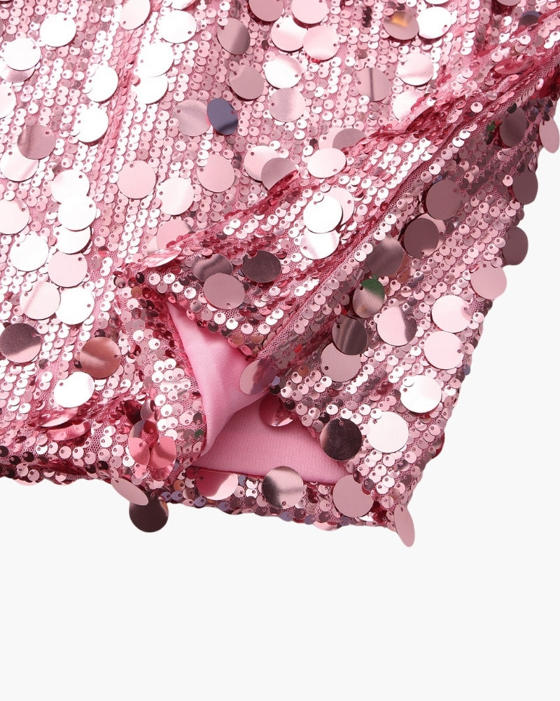 Pailletten-Party-Minikleid