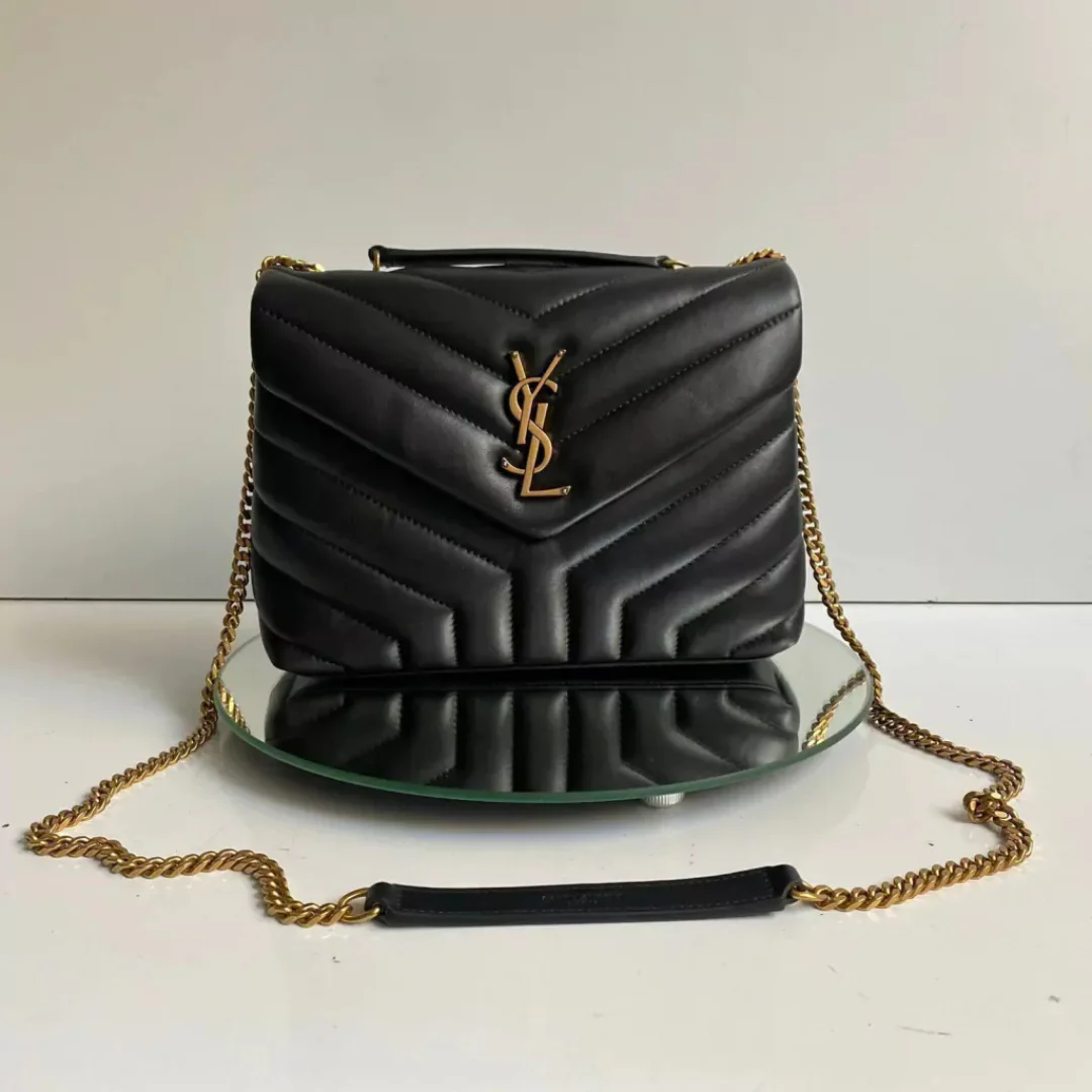 SAINT LAURENT LOULOU KLEINE MATELASSÉ-TASCHE