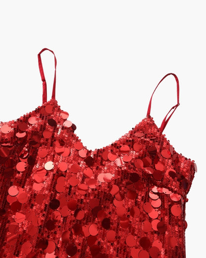 Pailletten-Party-Minikleid