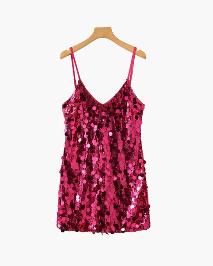 Pailletten-Party-Minikleid