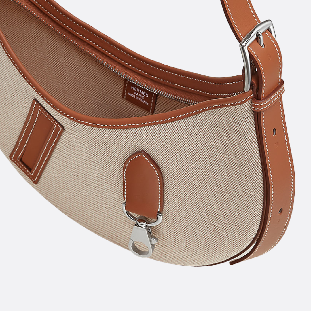 P'TIT ARÇON TASCHE AUS TOILE &amp; LEDER HERMÈS