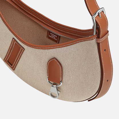 P'TIT ARÇON TASCHE AUS TOILE &amp; LEDER HERMÈS