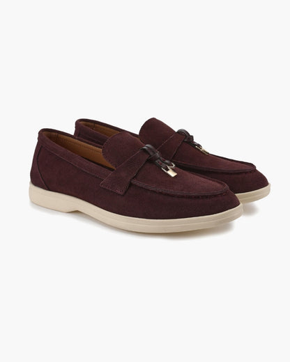 Old Money Wildleder-Loafer für Damen