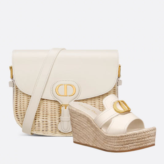 DIOR BOBBY MITTELGROßE TASCHE UND 30 MONTAIGNE KEILABSATZ-SLIDE KIT