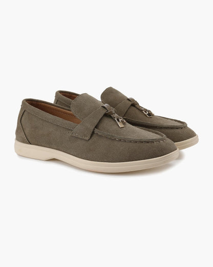Old Money Wildleder-Loafer für Damen