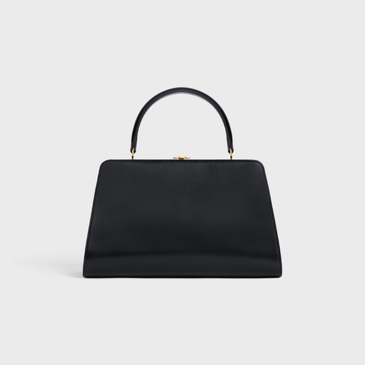 CELINE ANTOINETTE MITTELGROßE TASCHE AUS SATINIERTEM KALBSLEDER – NATURFARBEN