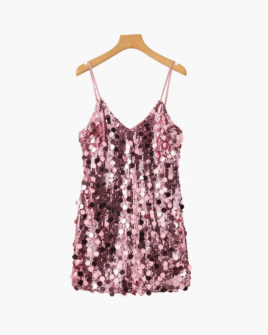 Pailletten-Party-Minikleid