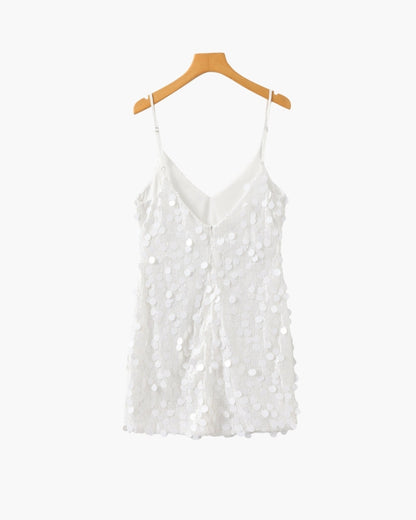 Pailletten-Party-Minikleid