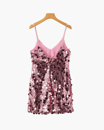 Pailletten-Party-Minikleid