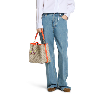 MITTELGROßE GG-EMBLEM-BEUTELTASCHE GUCCI