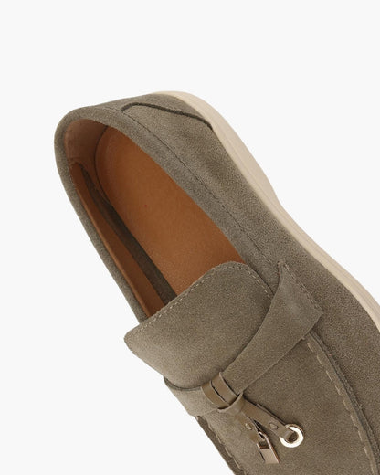 Old Money Wildleder-Loafer für Damen
